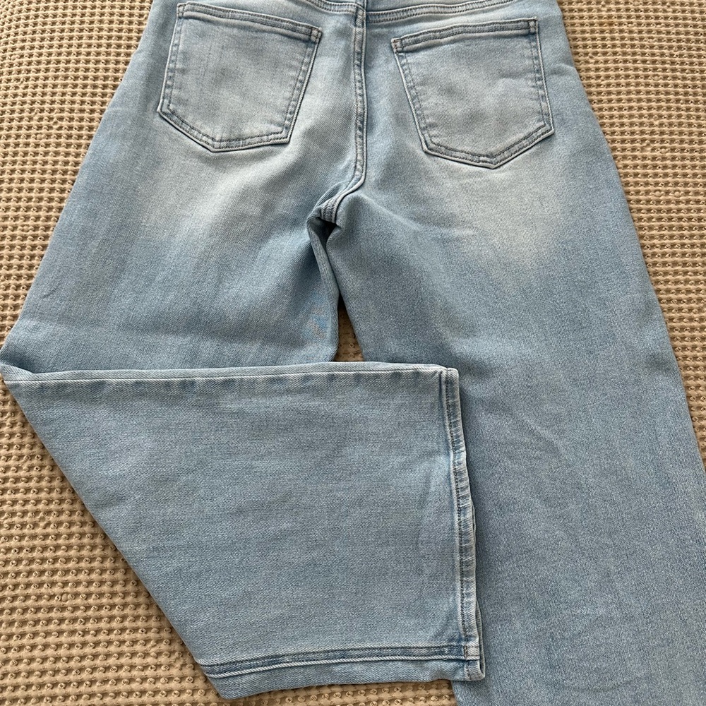 Women's Light Blue Wide Leg Jeans